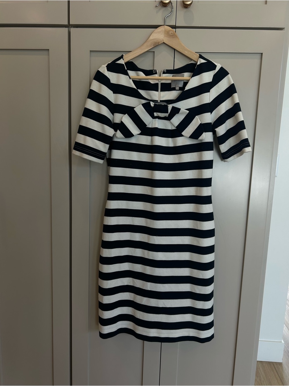 Karen Walker Black & White Striped Women’s Dress